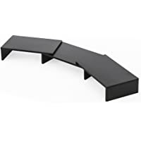 Los mejores  - FITUEYES Elevador del Monitor Giratorio Soporte de Madera para 2 Monitores 92-5-108x 23-5X 10-2cm DT108001WB